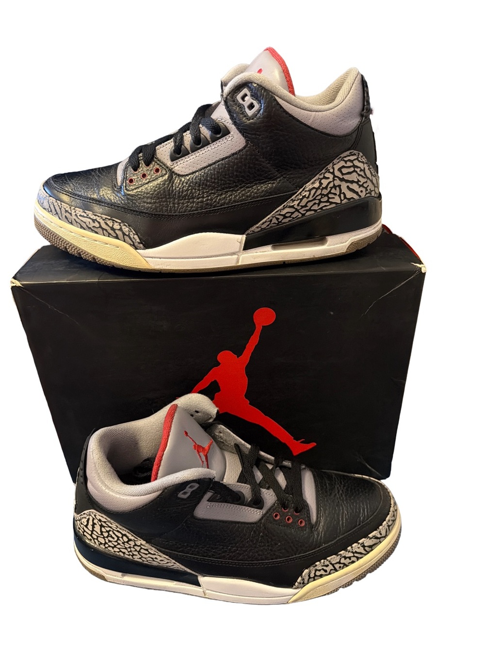 👟 Air Jordan 3 Retro "Black Cement" (2011) - Size 10.5, PRE-OWNED EXCELLENT Cond